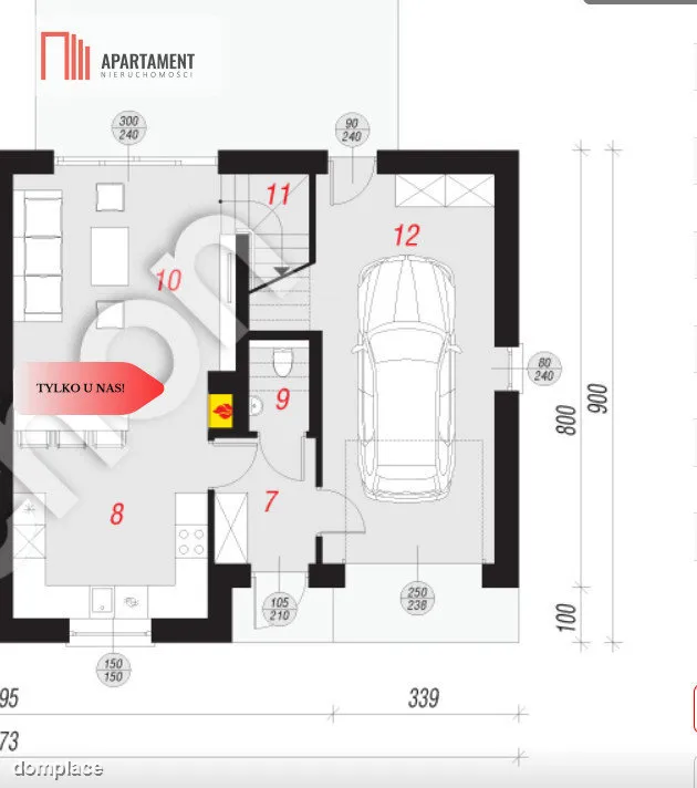 4 pokoje/salon z aneksem/garaż/działka 700 m2 — zdjęcie 19