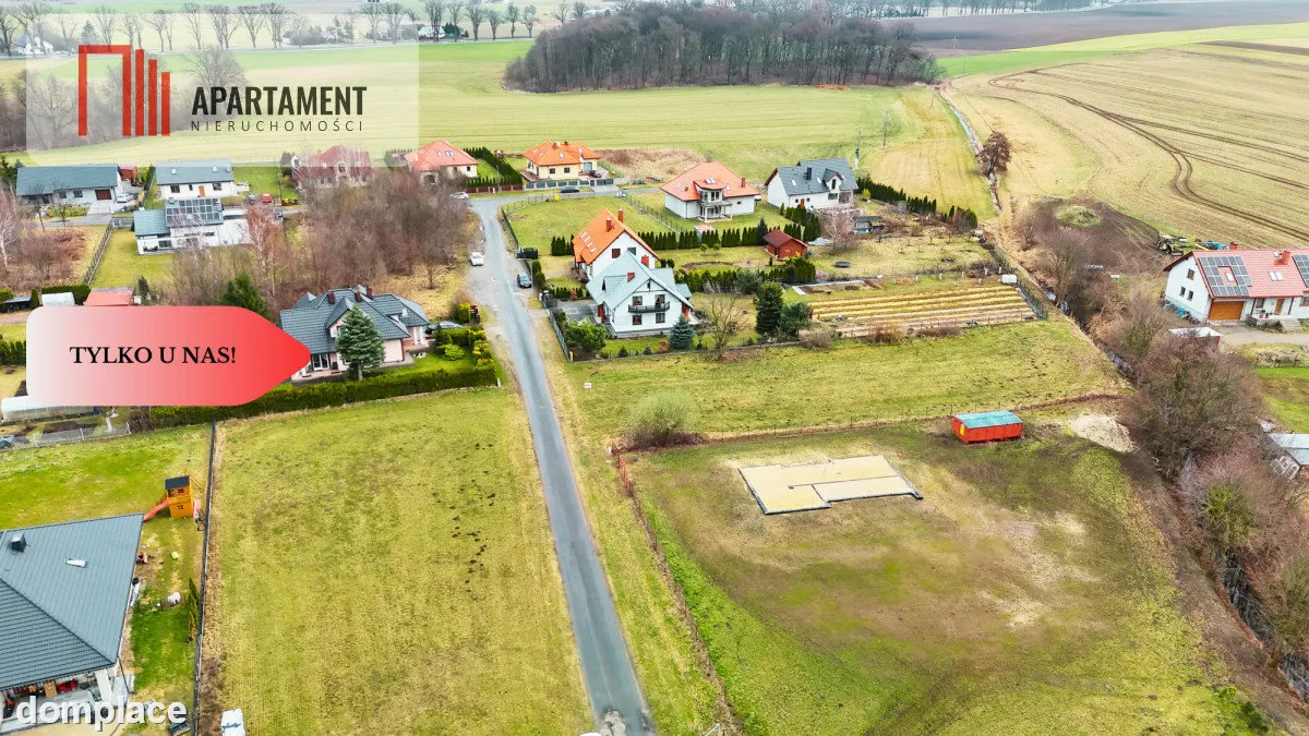 Działka Kotomierz. Media, asfalt, 1600m2