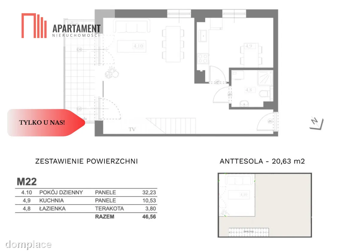 Prestiżowe trzypokojowe z antresolą — zdjęcie 8