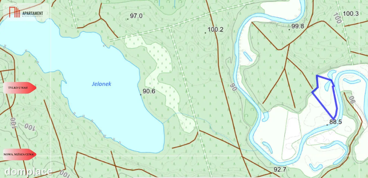 Działka 1,140 ha przy lesie Nad rzeką Wdą-Smolniki — zdjęcie 6