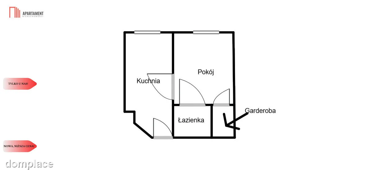 Kawalerka po remoncie - PARTER