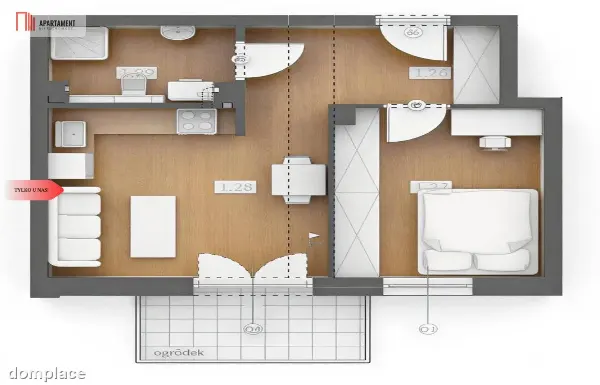 Stylowe dwupojowe mieszkanie kategorii PREMIUM — zdjęcie 4