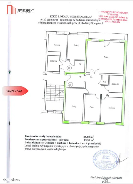 Mieszkanie 86,60 m2 Kisielice — zdjęcie 16