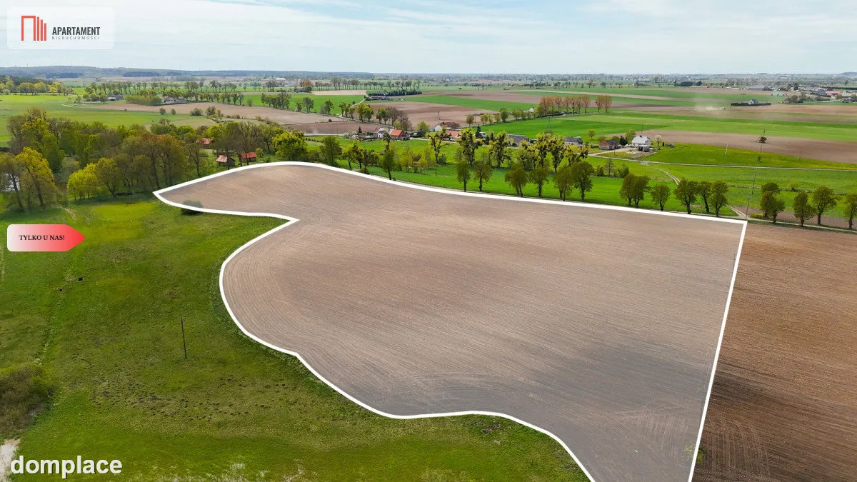 Działka rolna 1,98 ha - Tylko u nas