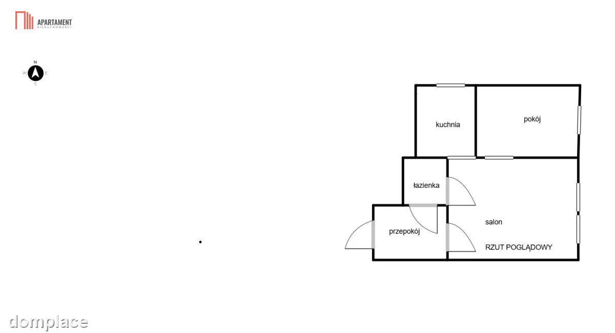 Słoneczne mieszkanie 35 m² w Malborku — zdjęcie 8