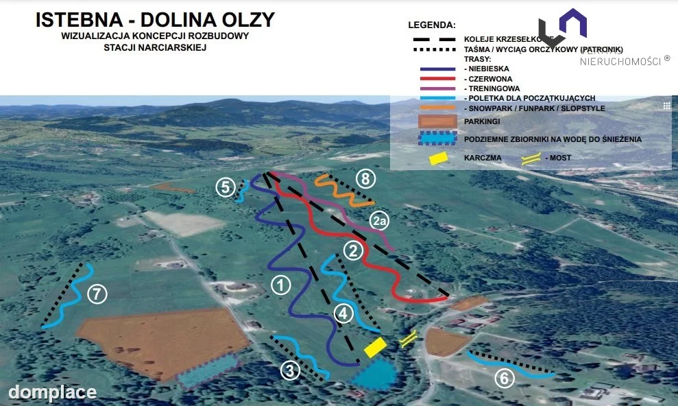 Działka — Istebna
