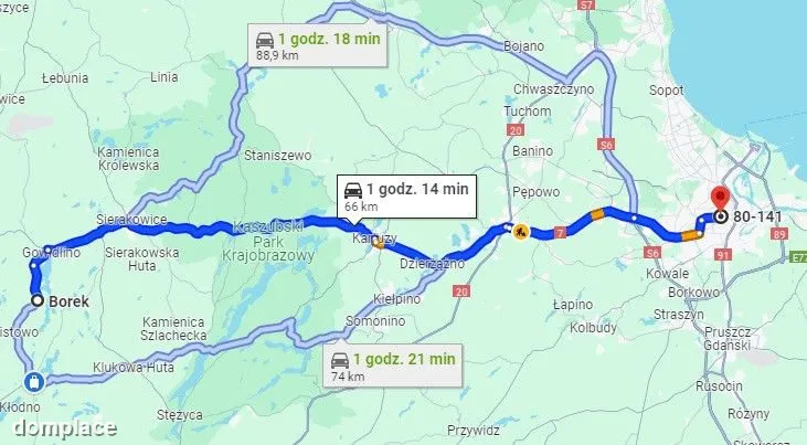 Działka w Borku-1km od jeziora! Uzbrojona! — zdjęcie 6