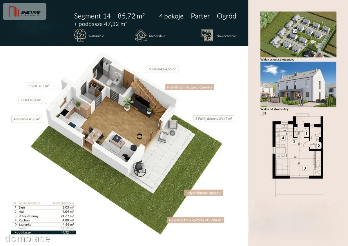 Gotowy dom bliźniaczy – ogródek, parking, komfort — zdjęcie 5