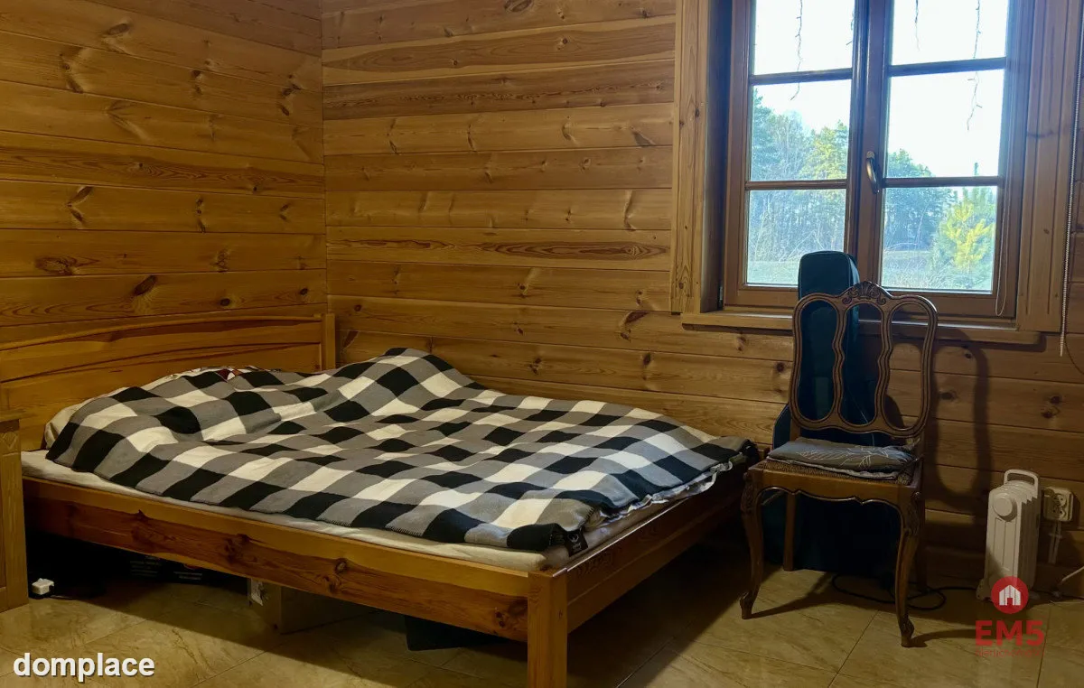 Drewniany dom premium nad stawem | 1 ha | Sauna | — zdjęcie 9