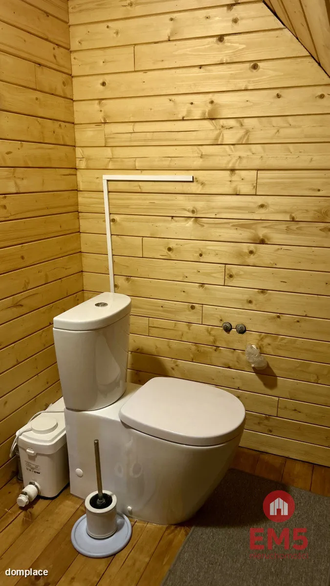 Drewniany dom premium nad stawem | 1 ha | Sauna | — zdjęcie 14