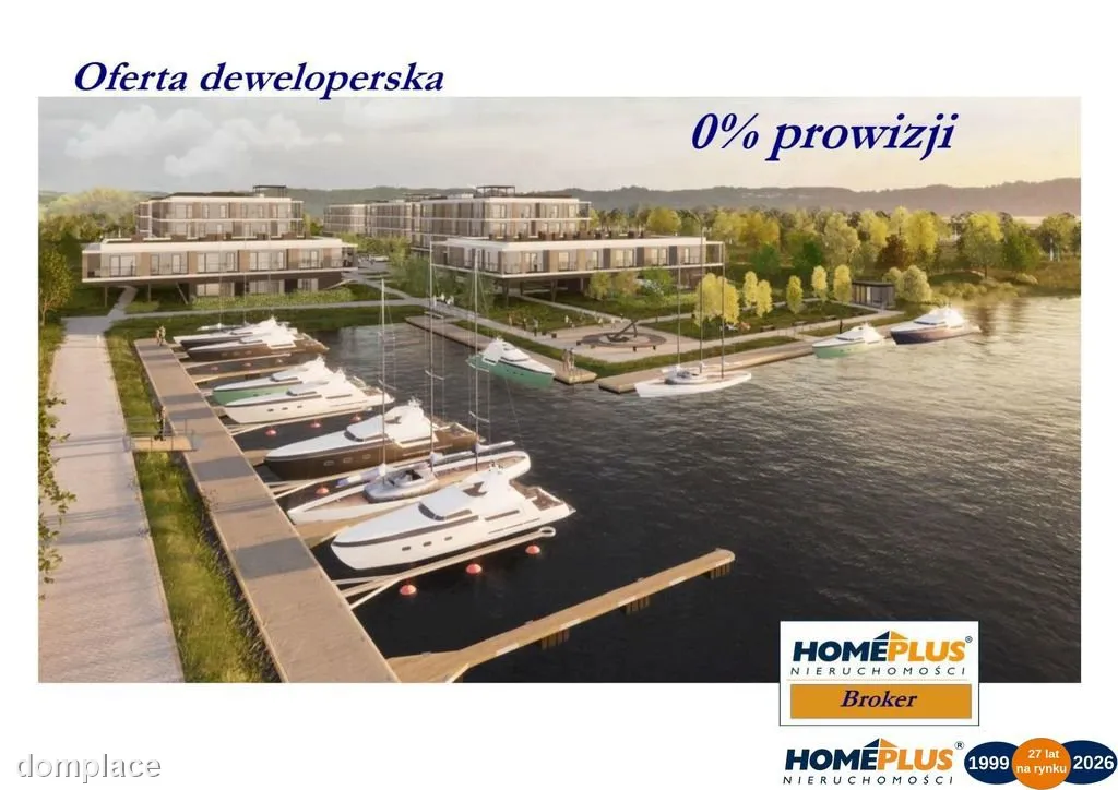 0%, Apartament nad J.Dąbie, osiedle z mariną