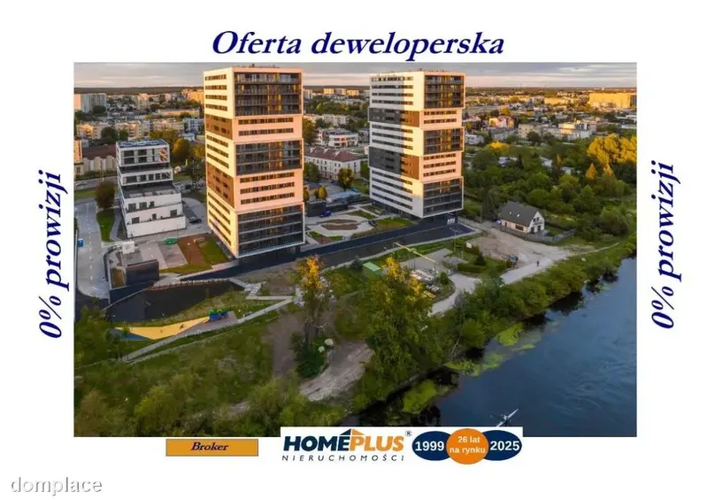 0%, deweloperskie apartamenty nad Brdą