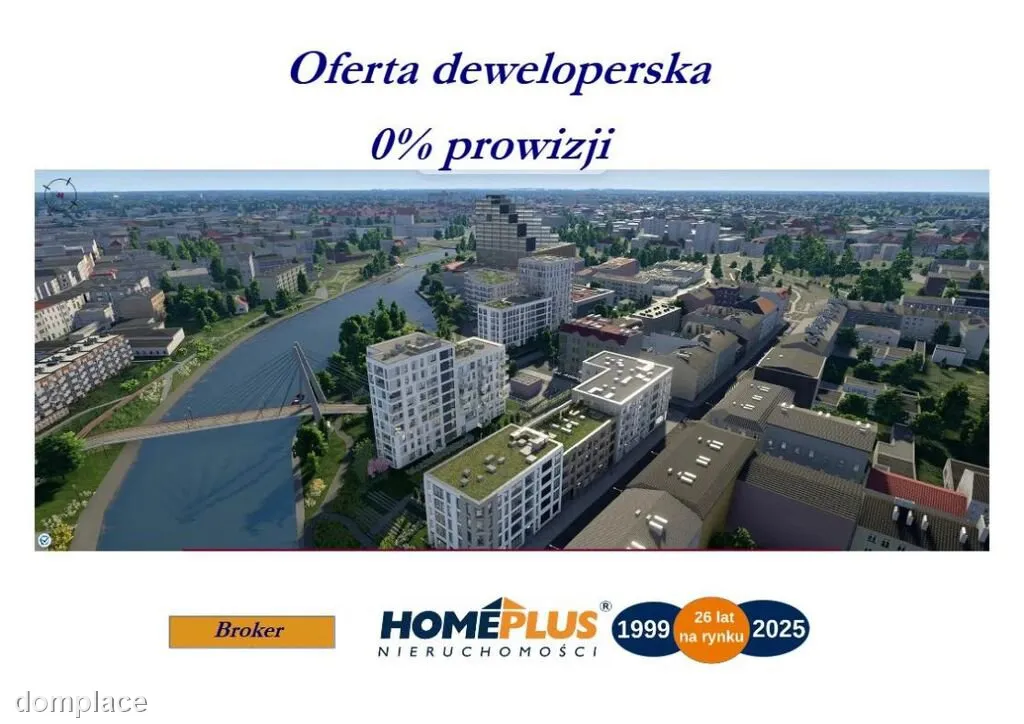0%, gotowa inwestycja deweloperska nad Brdą