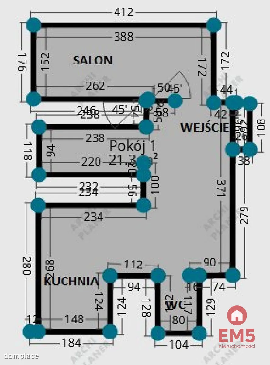 Mieszkanie 2 pokojowe parter  Centrum Suwałk — zdjęcie 11