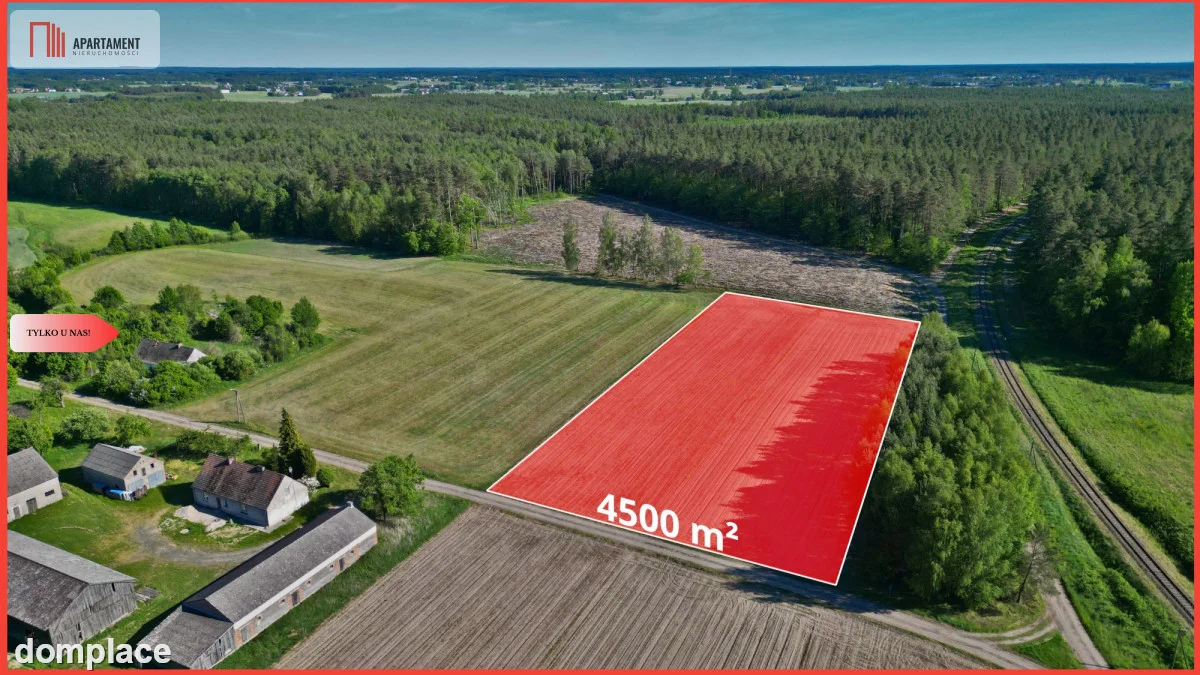 Tylko u nas!4500 m² ciszy i zieleni–Bory Tuchols