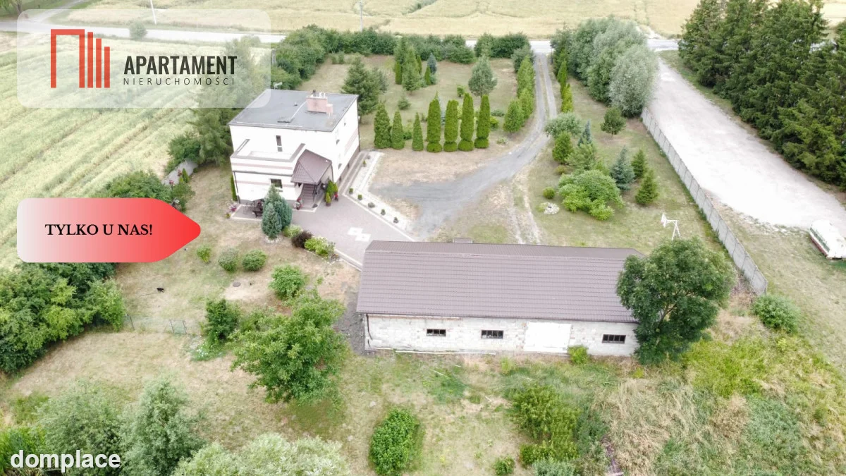 Dom 156m² + Hala/Garaże  160m² | Działka 5800m² — zdjęcie 5