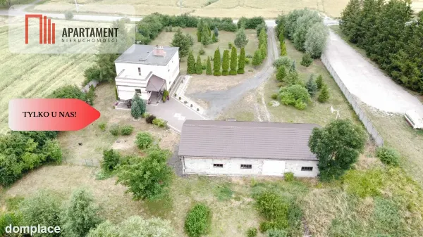 Dom 156m² + Hala/Garaże  160m² | Działka 5800m² — zdjęcie 5