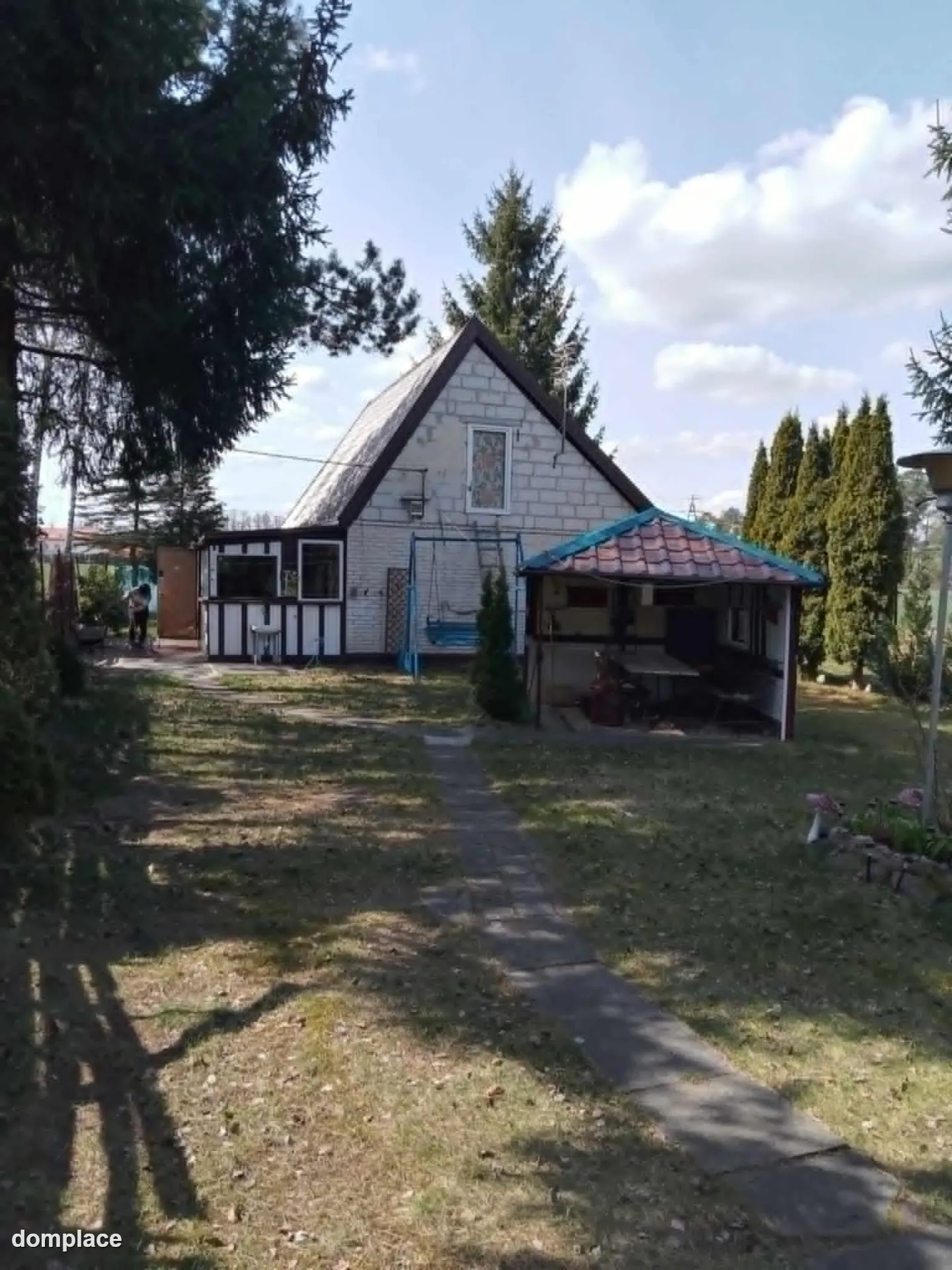 DZiałka z murowanym domem prad woda szambo — zdjęcie 2