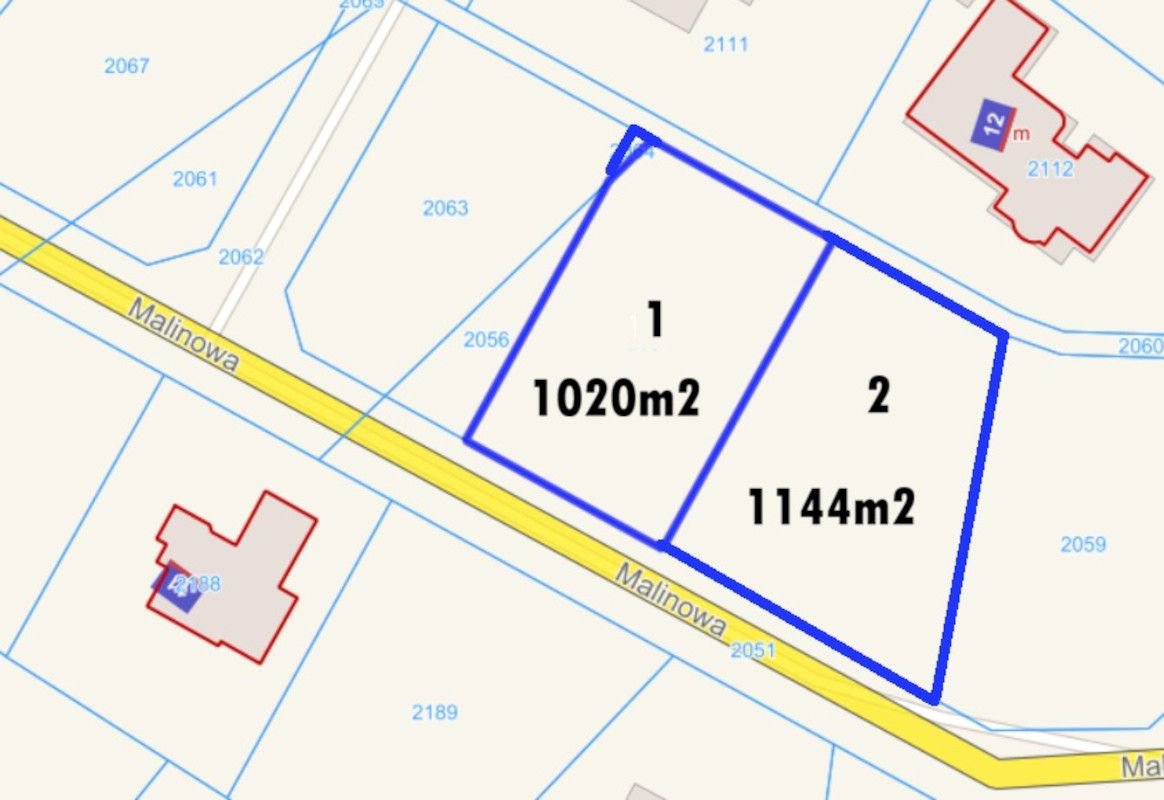 Działki budowlane na sprzedaż – Borówiec, Kamionki
