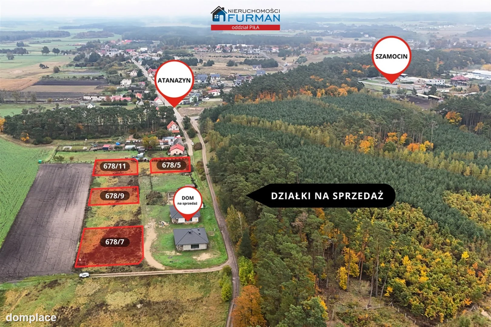 Działka — Atanazyn, Atanazyn