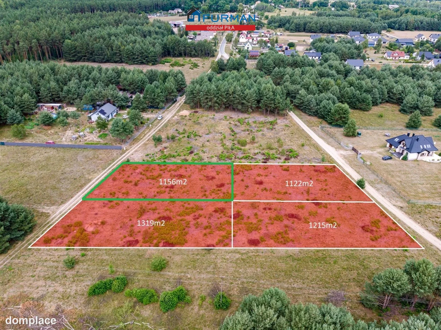 Działka — Krępsko