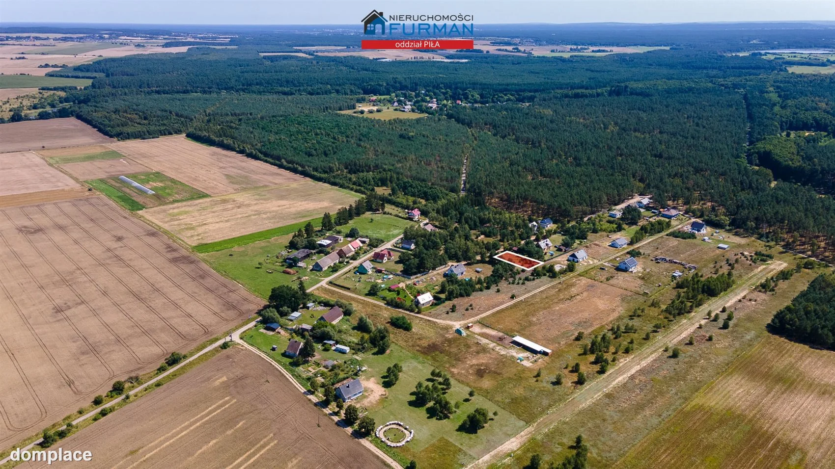 Działka — Kłoda