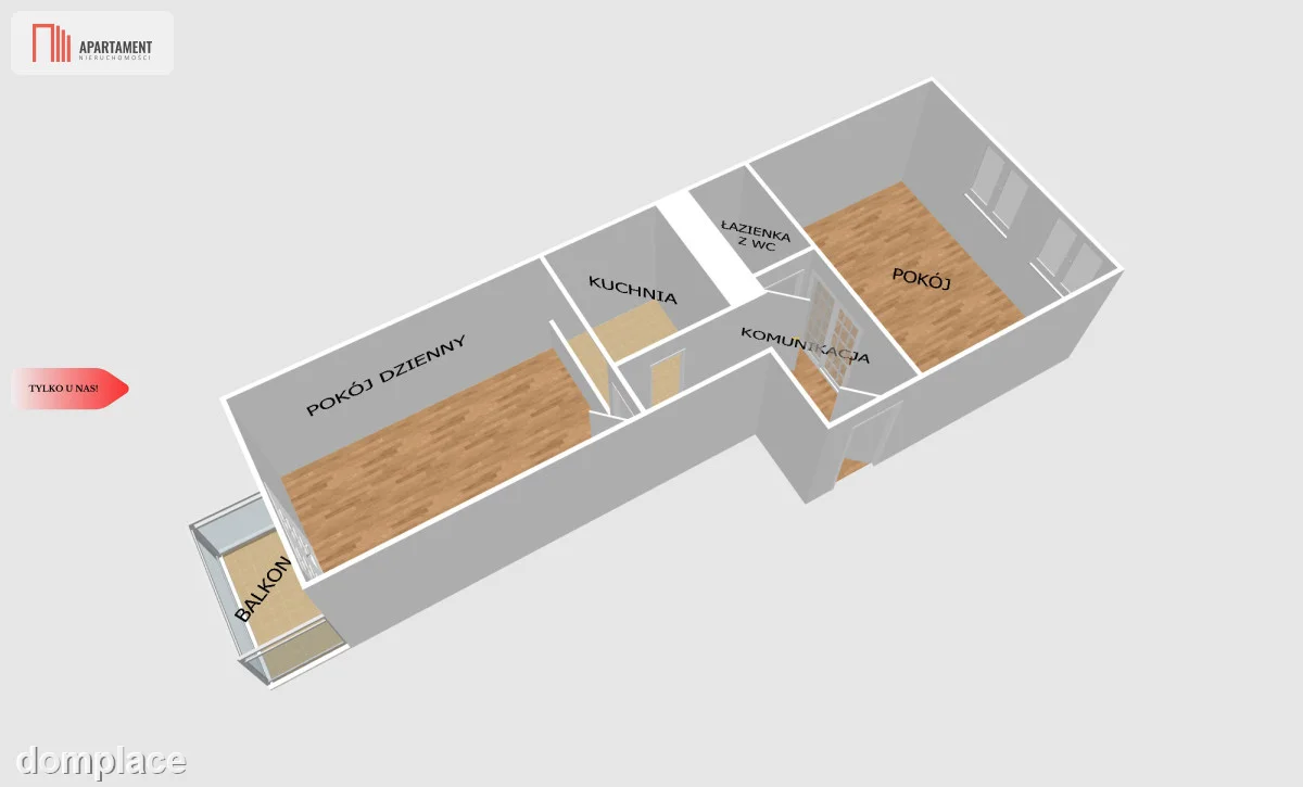 *M3 M4 Szubin 47m2, balkon, 3 piętro DO NEGOCJACJI — zdjęcie 3