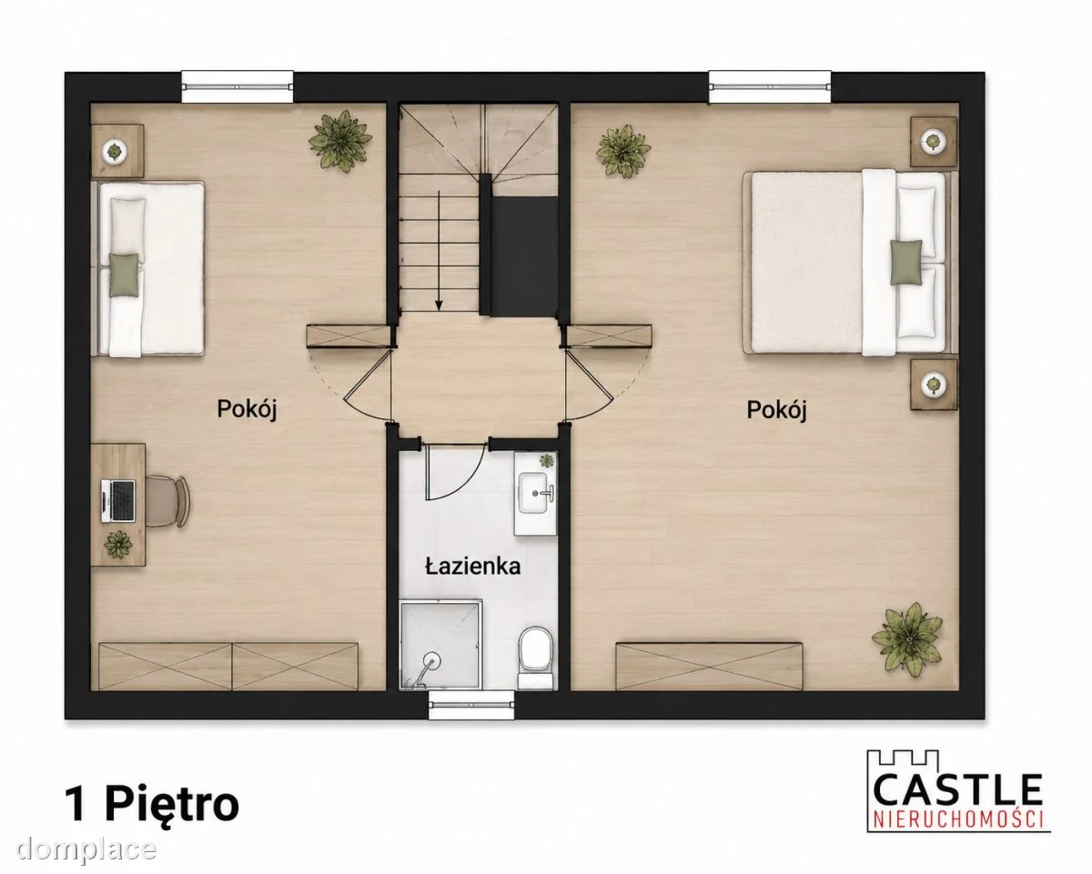 Dom przy lesie | 1221 m² działki | 2 domki — zdjęcie 20