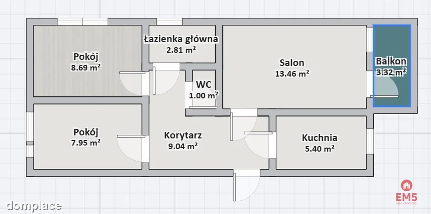 Okazja 3 pokoje 64m2 Kleosin — zdjęcie 8
