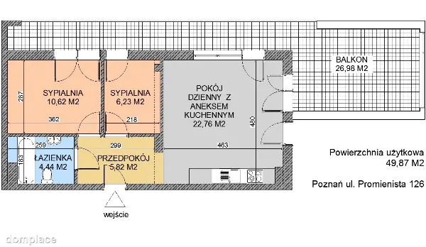 Wolne. ul. Promienista 126. Taras, miejsce postojowe, kilmatyzacja — zdjęcie 2