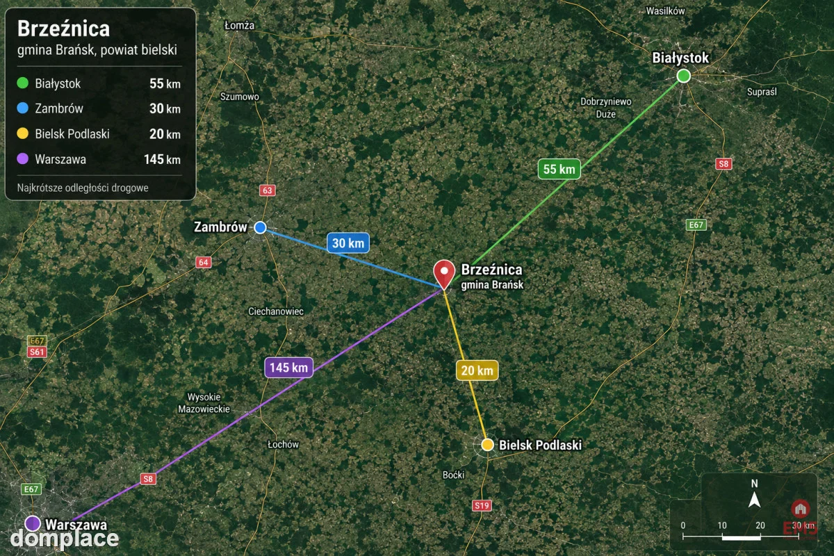 Siedlisko 0,6 ha, gm. Brańsk — zdjęcie 16