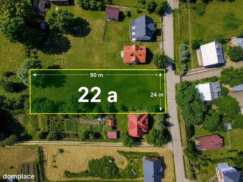 Działka budowlana 22 ar – Kuryłówka
