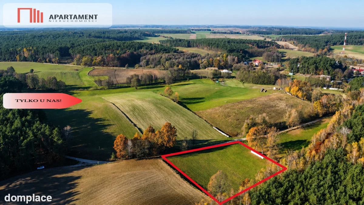 Spokój, natura, jeziora–działka zagrodowa Dormowo — zdjęcie 3