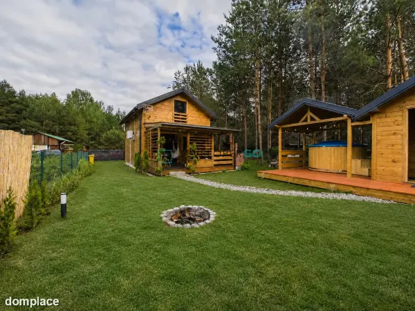 Dom letniskowy w Bołtrykach –sauna, balia, kominek — zdjęcie 2