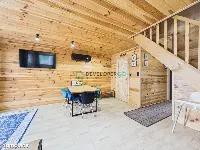 Dom letniskowy w Bołtrykach –sauna, balia, kominek — zdjęcie 9