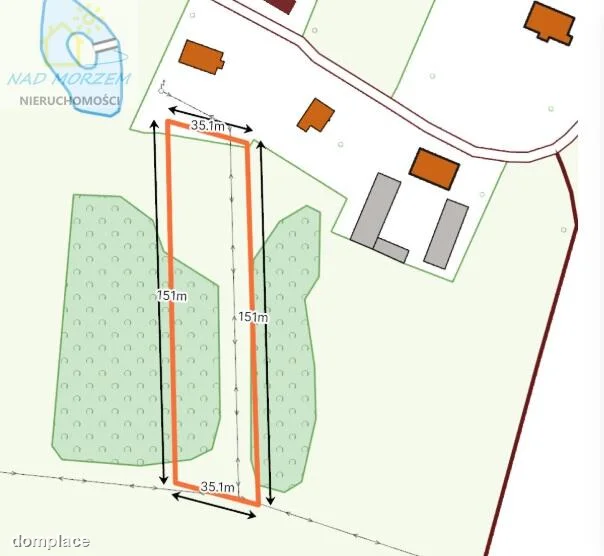 Działka — kołobrzeski, Dygowo