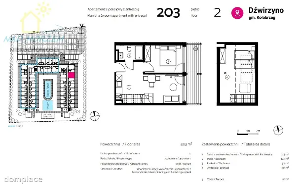 Mieszkanie — kołobrzeski, Kołobrzeg — zdjęcie 2