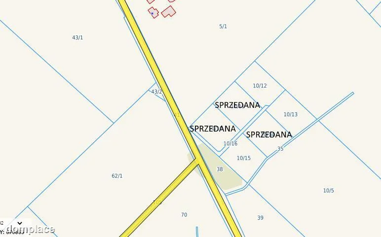 Działka — giżycki, Ryn