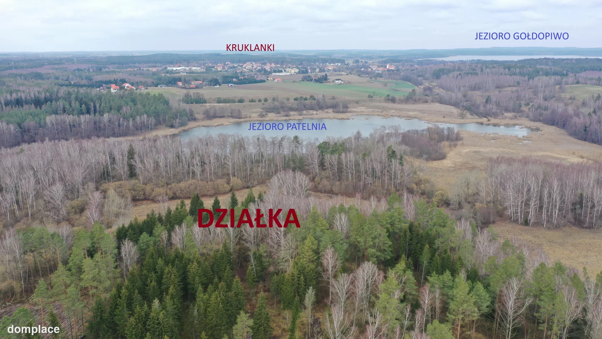 Działka — giżycki, Kruklanki