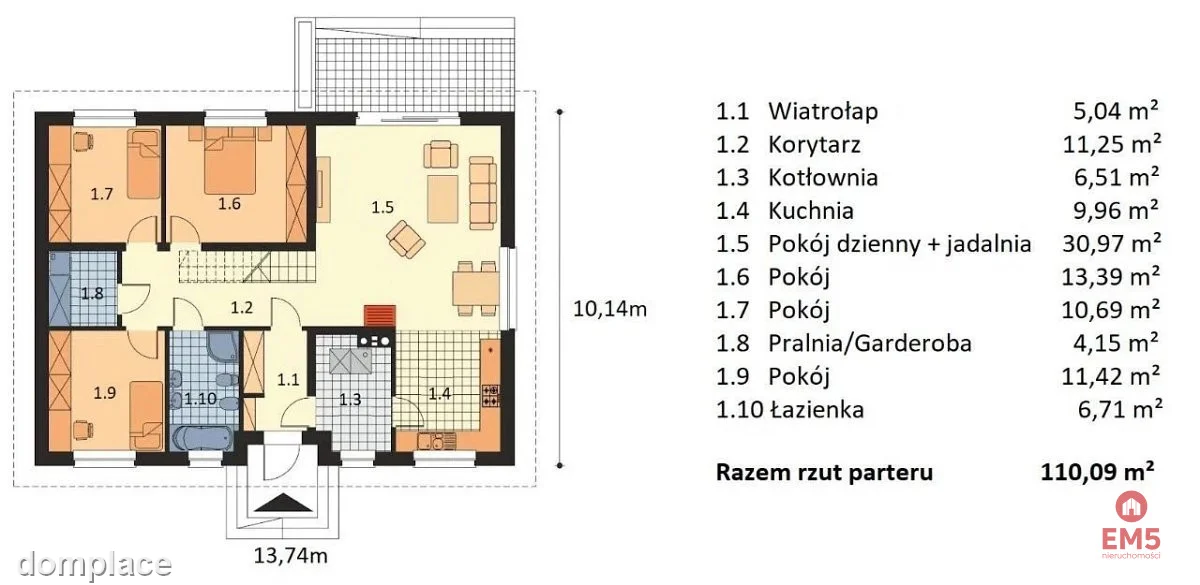 Dom stan surowy w Okuniowcu k. Suwałk — zdjęcie 6