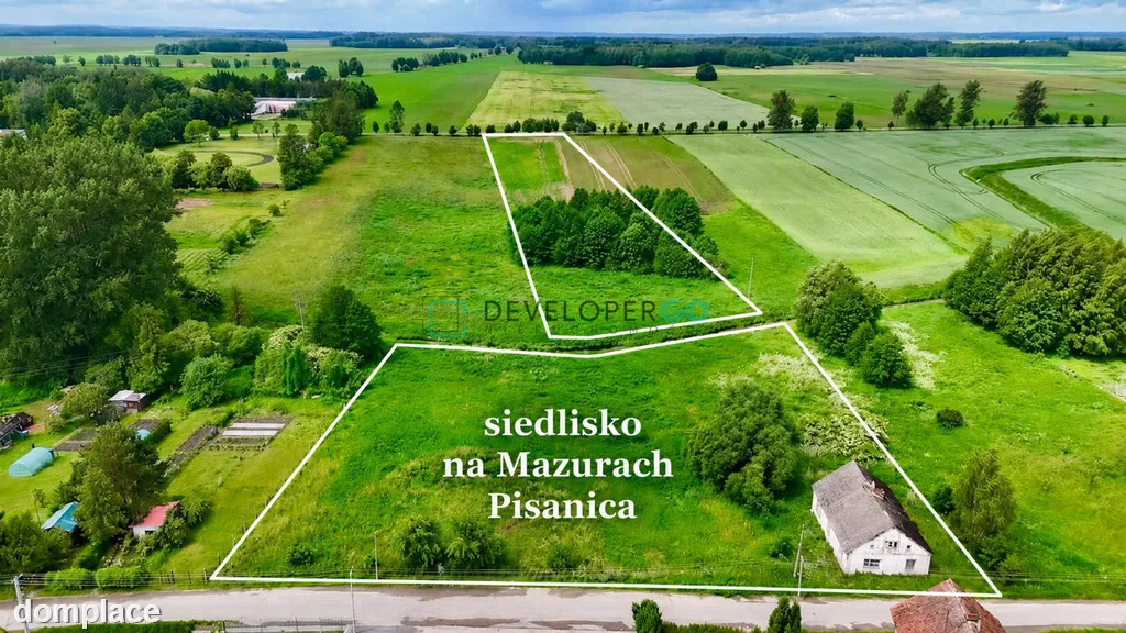 SIEDLISKO NA MAZURACH –2 HA GRUNTU, DOM DO REMONTU