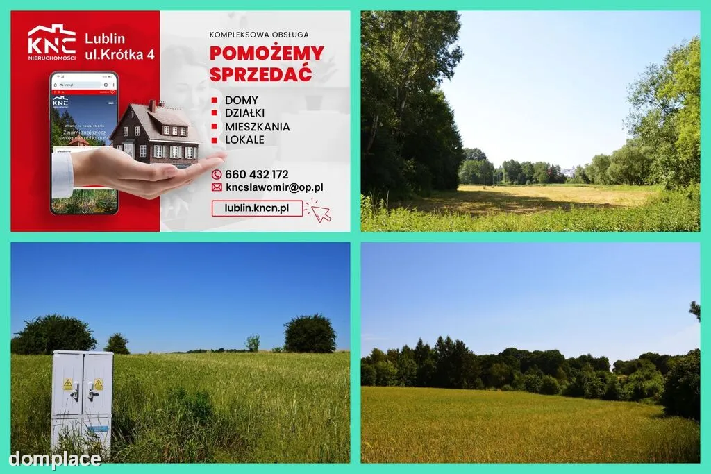 Działka rolno-budow. z szybkim dojazdem do Lublina