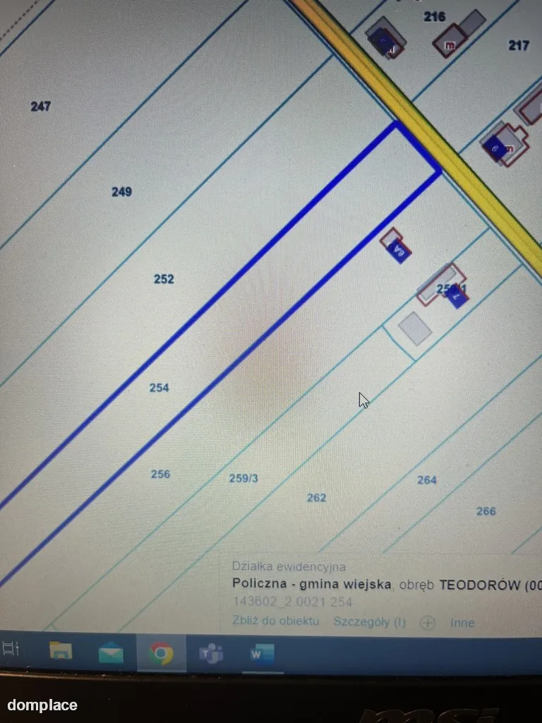 Dwie działki rolne z WZ w Helenowie gm. Policzna.