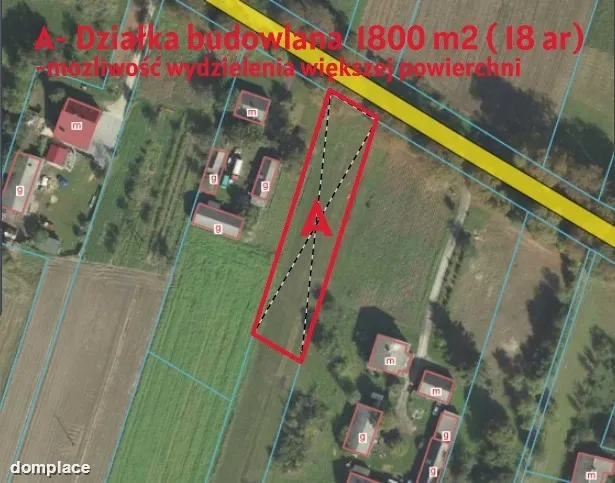Działka budowlana Stoczek Kolonia 18ar lub więcej