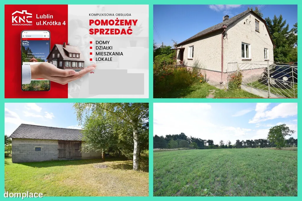 Siedlisko na działce 99a 20 minut od Lublina.