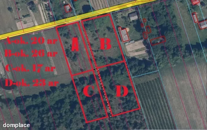 Działka budowlana ok.20 ar Gołąb g. Michów