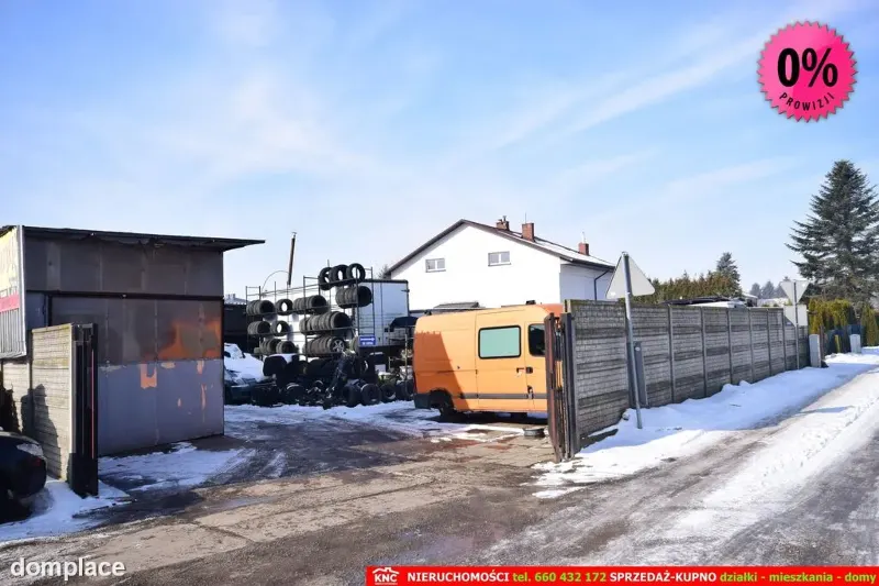 Działka usługowa pod wiele działalności.