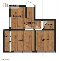 Dostępne od ręki/2 pokoje/balkon/kuchnia z oknem — zdjęcie 3
