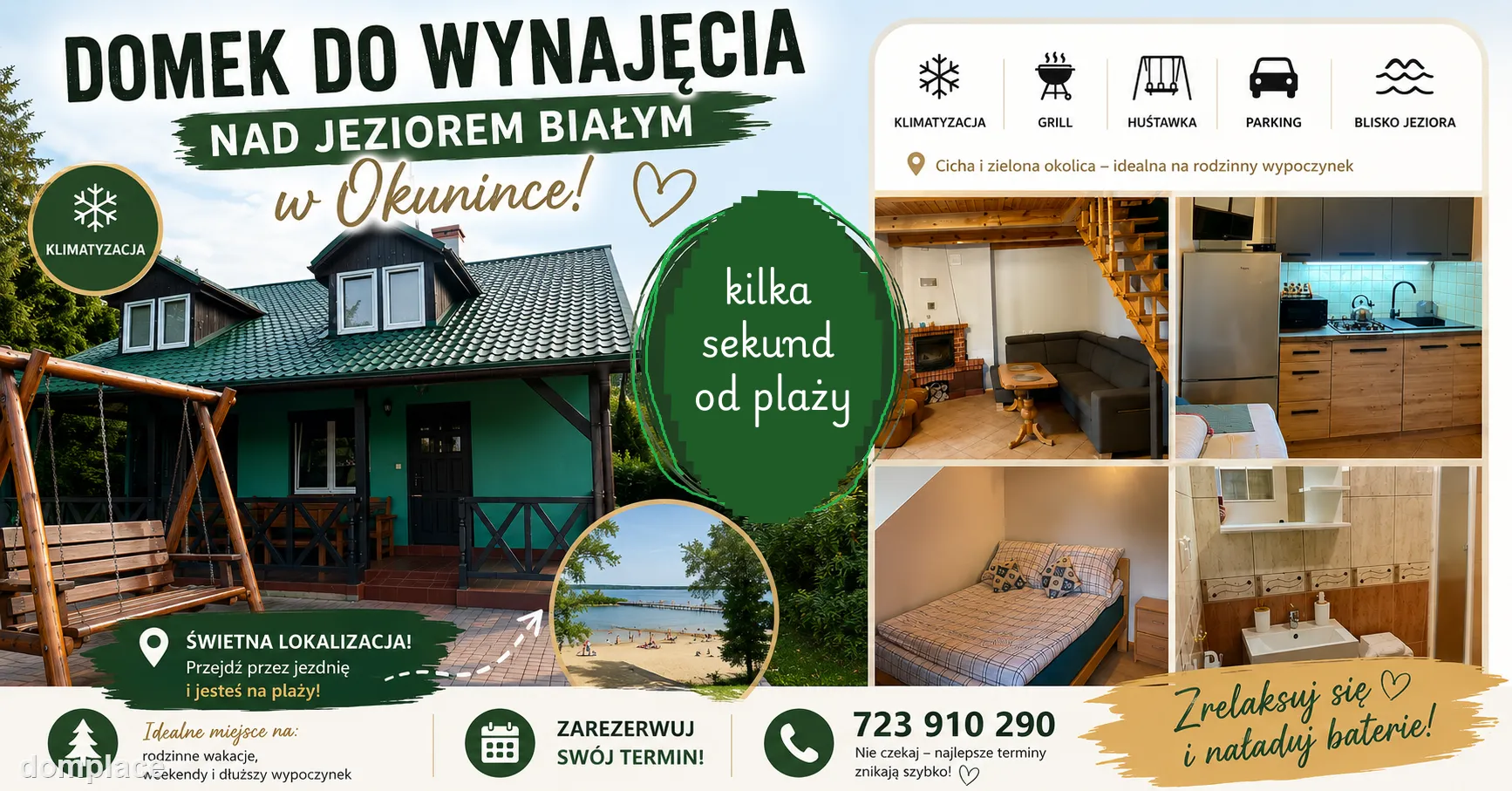 Domek Okuninka wynajem