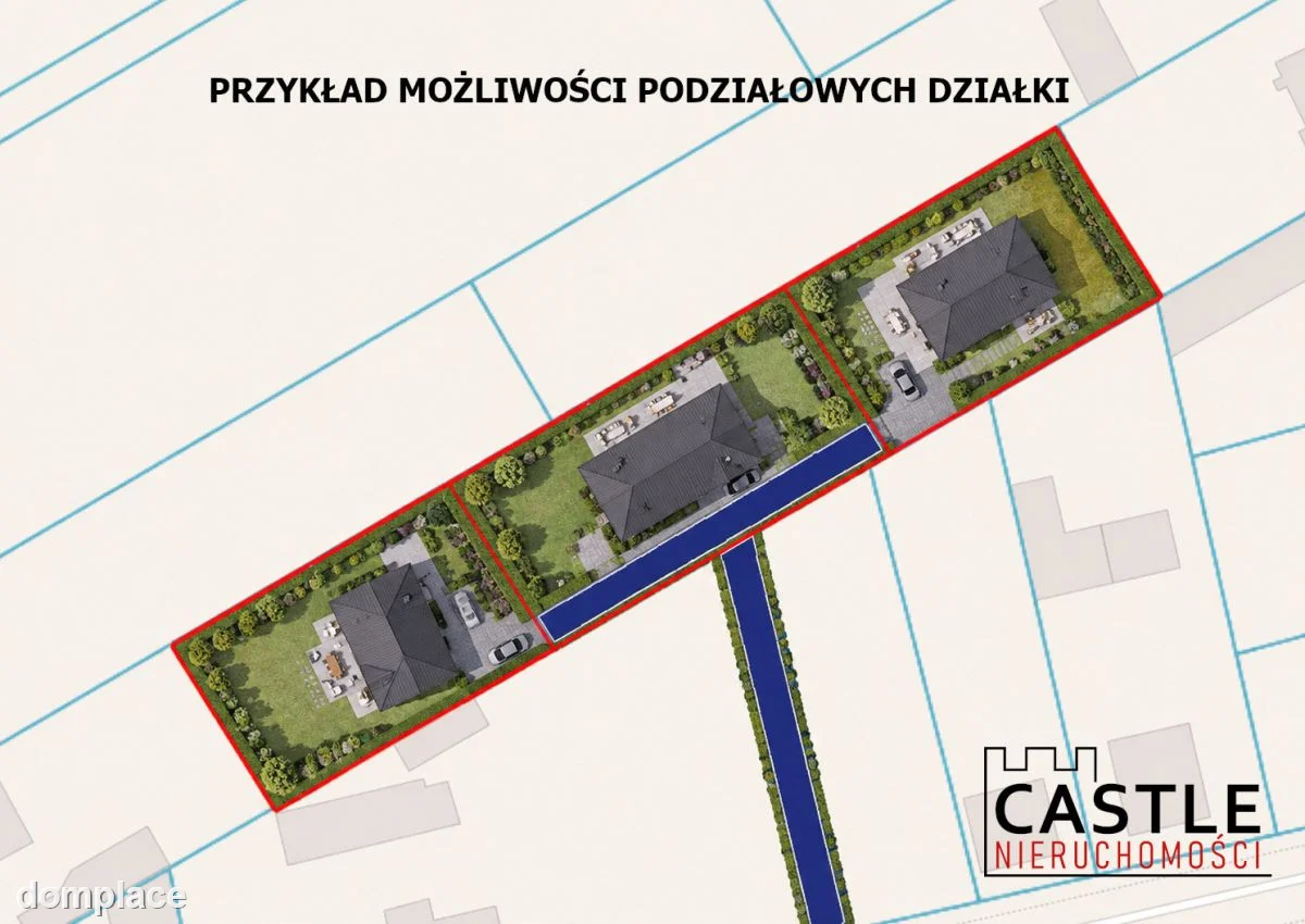 Działka z możliwością podziału na3 działki — zdjęcie 4